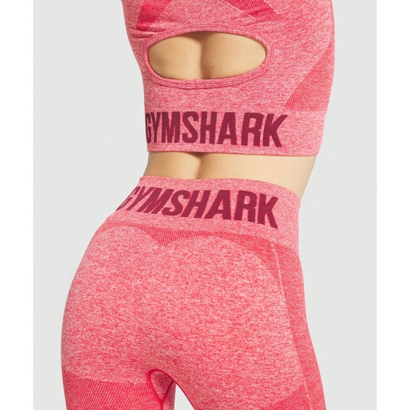 NWT Gymshark Flex cycling shorts flame red marl - Picture 5 of 5